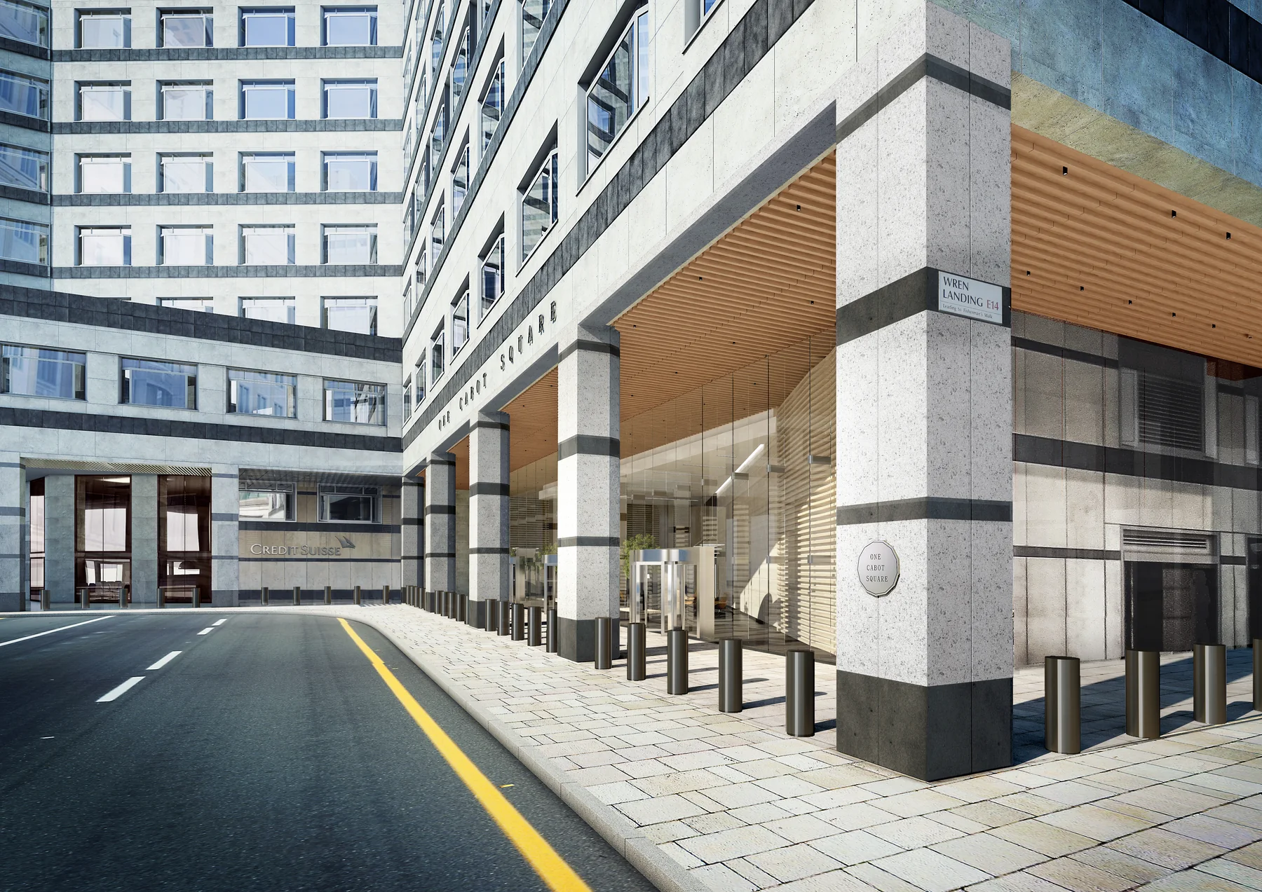 Credit Suisse, One Cabot Square, Canary Wharf, London