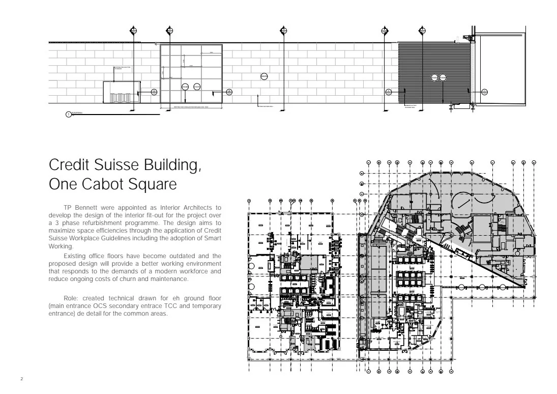 Credit Suisse, One Cabot Square project view 2